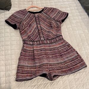 Adelyn Rae Colorful Textured Romper